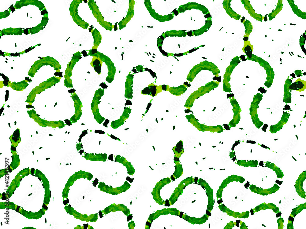 Snake Seamless Pattern. Snake Seamless Pattern.