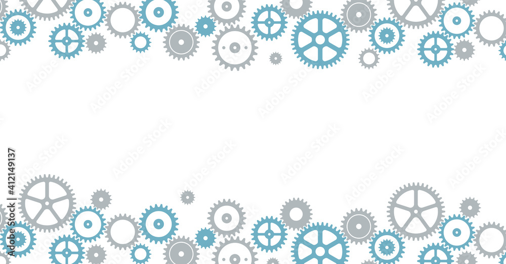 Gear wheels vector illustration banner (text space ) Gear wheels vector illustration banner (text space )