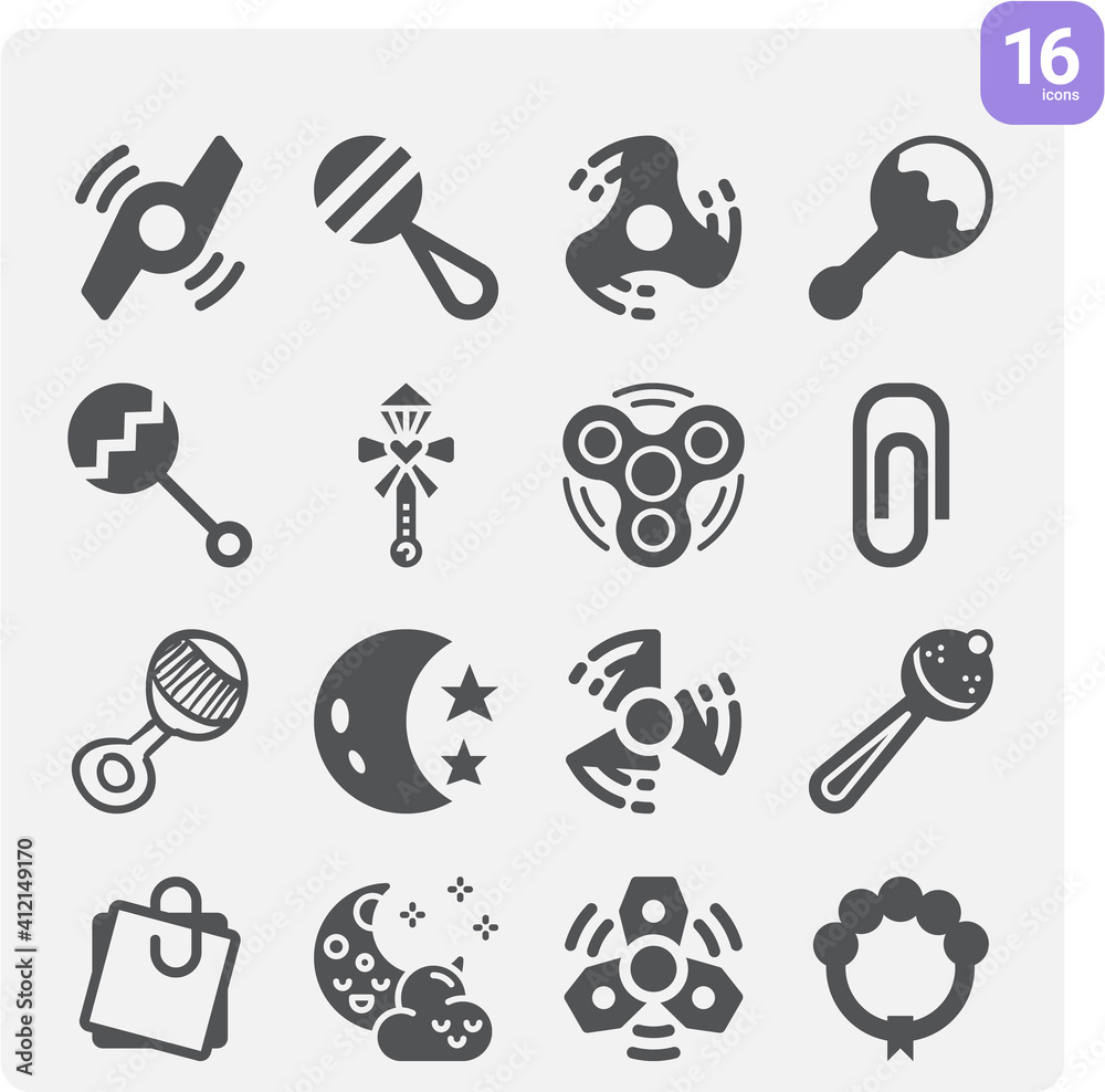 Simple set of cycles related filled icons. Simple set of cycles related filled icons.