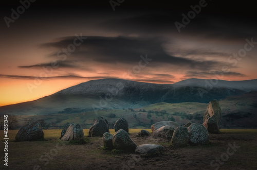 Sunrise over the standing stones