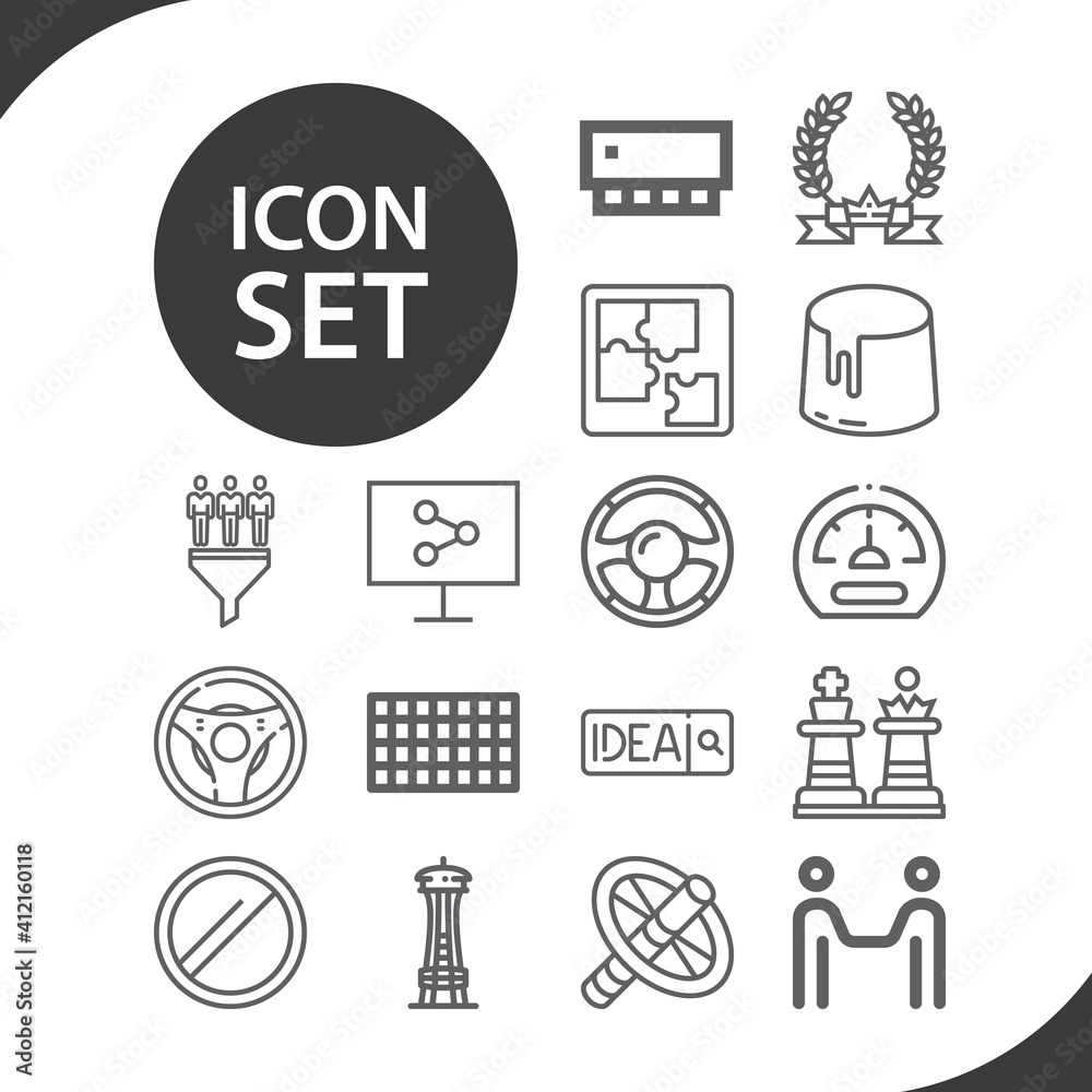 Simple set of part related lineal icons. Simple set of part related lineal icons.
