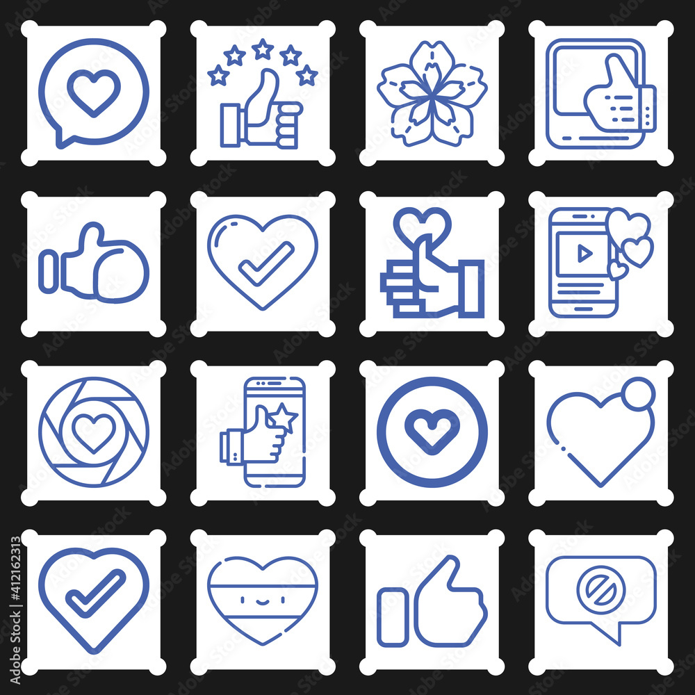 16 pack of please lineal web icons set 16 pack of please lineal web icons set