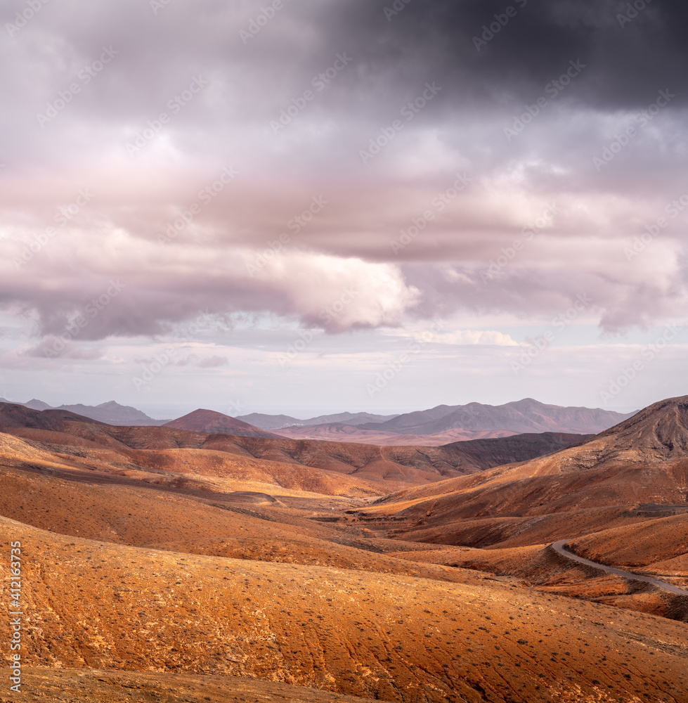 Antigua Landscape at Fuerteventura – Canary Islands, Spain
