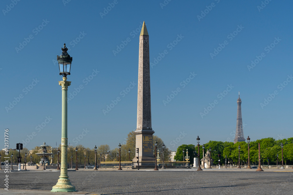 France, Paris, Place de la Concorde is one of the major public squares in Paris, France