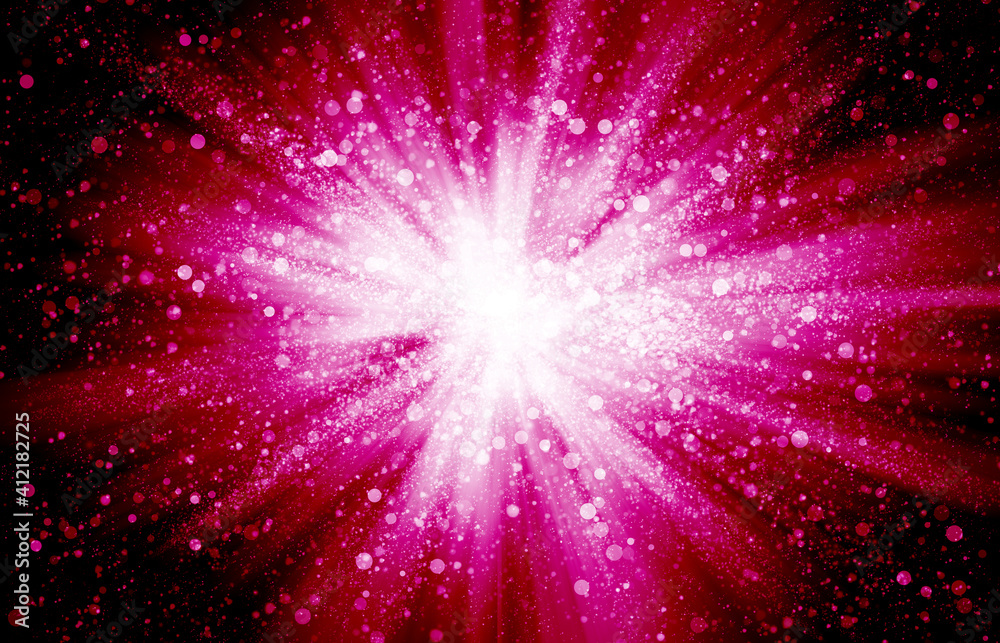 Dark Pink sparkle rays glitter lights with bokeh elegant show on stage abstract background. Dust sparks background. Dark Pink sparkle rays glitter lights with bokeh elegant show on stage abstract background. Dust sparks background.