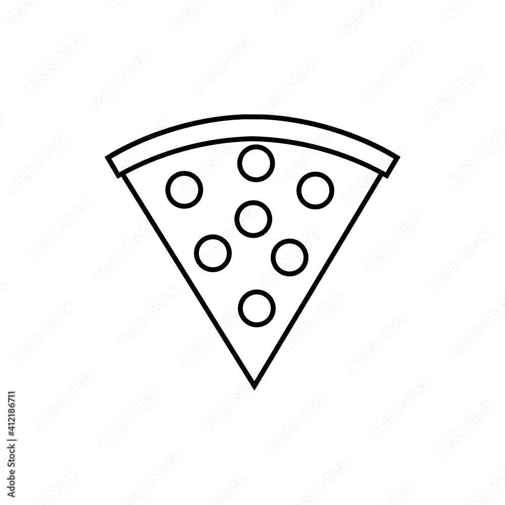 pizza icon illustration pizza icon illustration