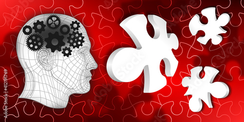 Intelligence et Puzzle v2 Rouge