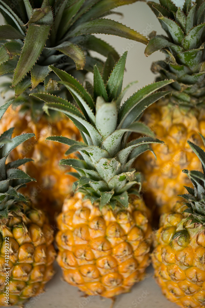 Fototapeta premium Pineapple background