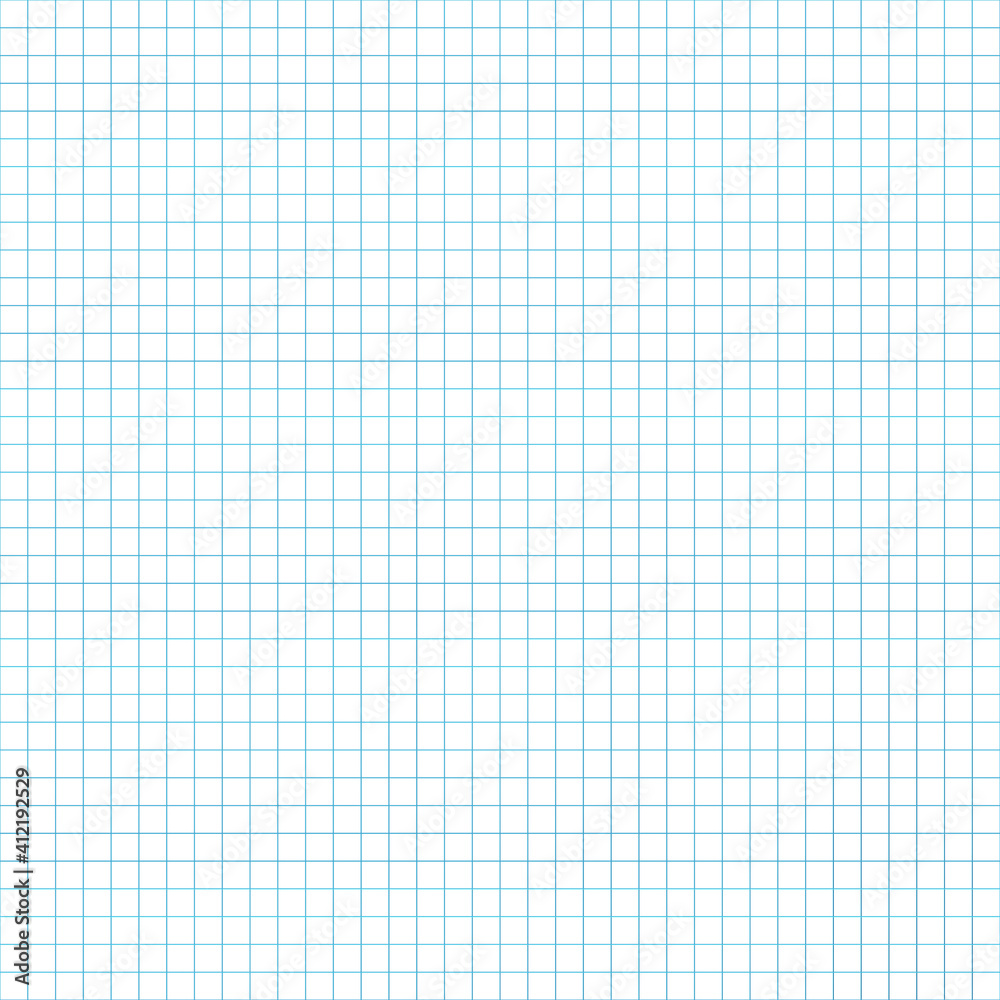 Grid paper. Abstract squared background with color graph. Geometric pattern for school, wallpaper, textures, notebook. Lined blank on transparent background.