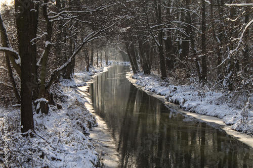 Winter im Spreewald  Spreearm bei Leipe © holger.l.berlin