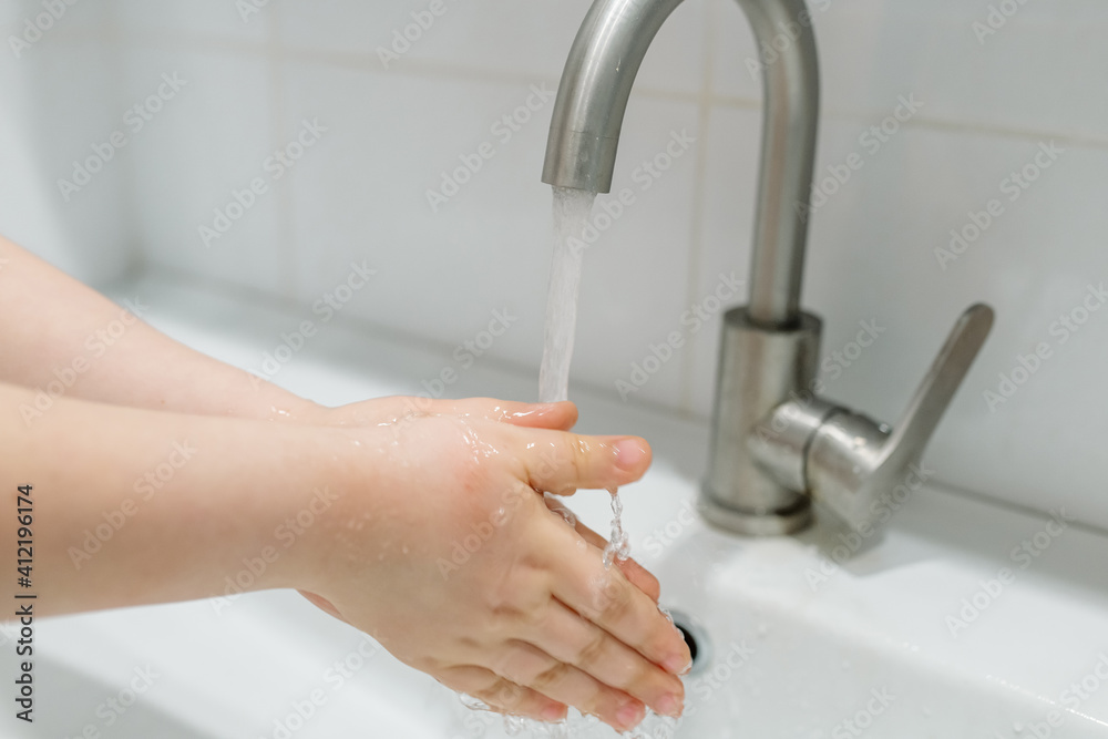 Washing hands in the bathroom. Real life in a pandemic, virus protection
Washing hands in the bathroom. Real life in a pandemic, virus protection