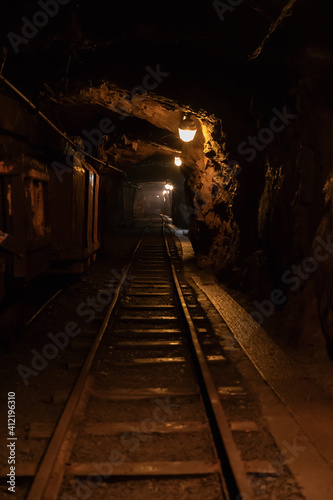 Deep in the old uranium mine, the city of Jachymov
 in the Czech Republic
