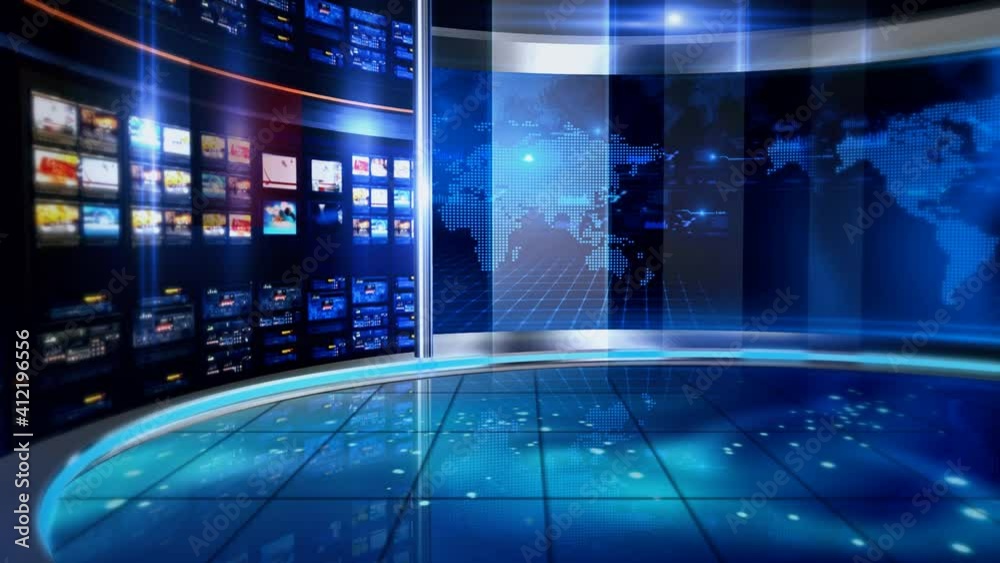 3D rendering background is perfect for any type of news or information presentation. The background features a stylish and clean layout 