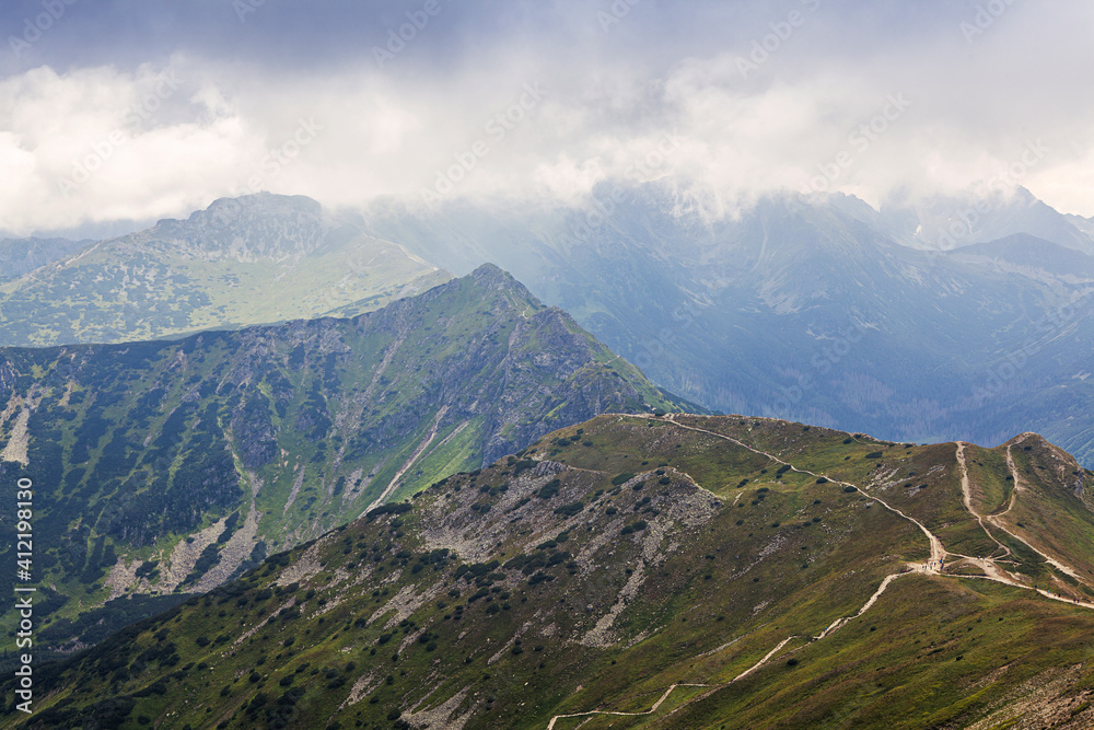 Tatra National Park on the Polish-Slovak border Tatra National Park on the Polish-Slovak border
