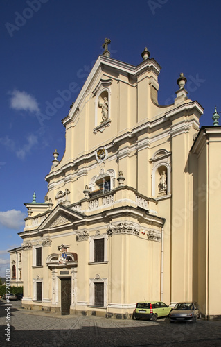 Obraz na płótnie Cathedral of Assumption of Virgin and John Baptistin in Przemysl. Poland w salonie