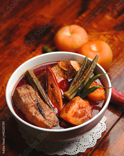 pari asam pedas delicious Malaysian dish