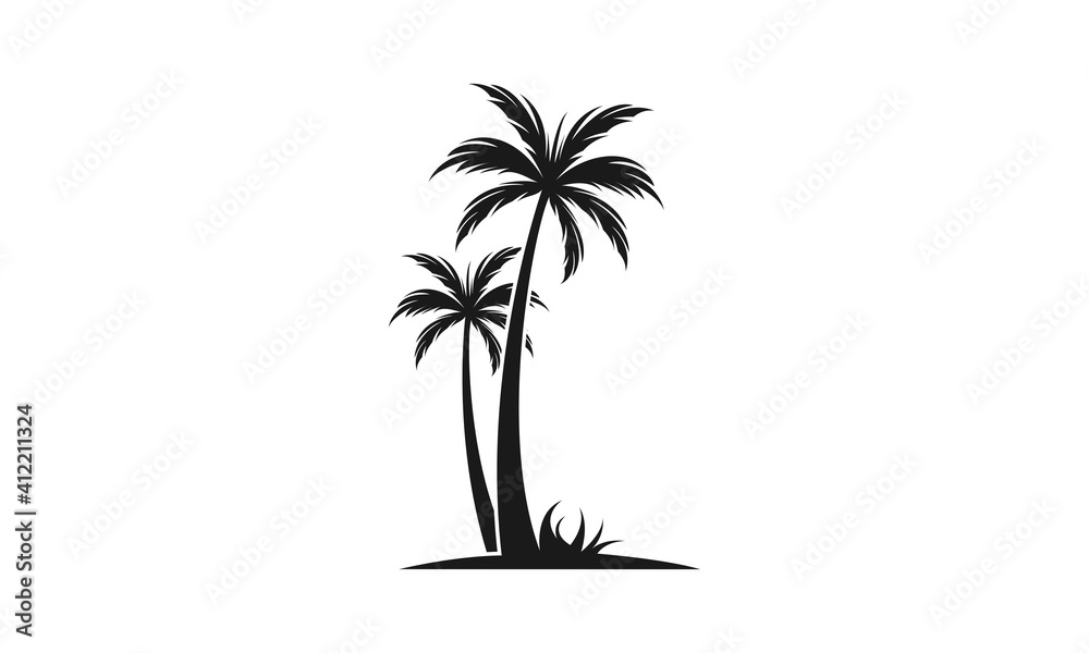 Palm tree vector icon Palm tree vector icon