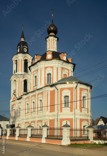 Church of Great Martyr Barbara - church of Resurrection of Christ in Nerekhta. Kostroma oblast. Russia