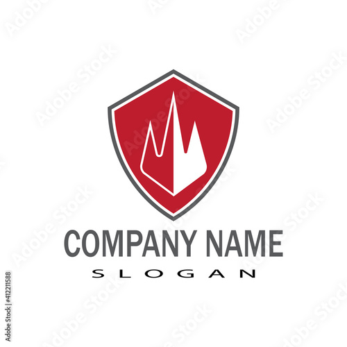 Free Download Trident Logo Template vector icon illustration design - GFXLoad