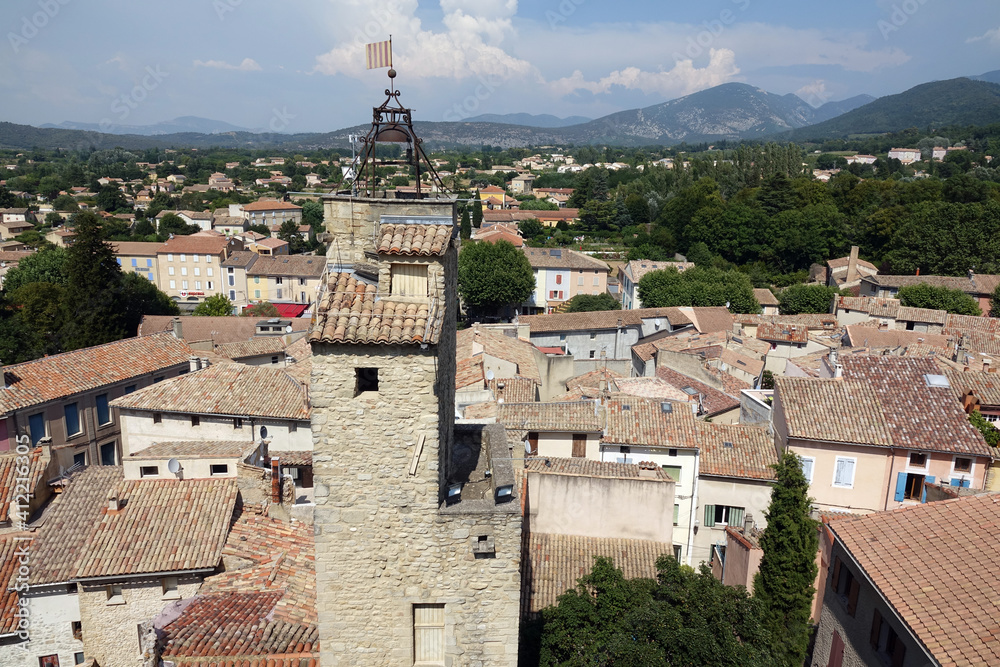 Belfried und Altstadt von Malaucen, Provence