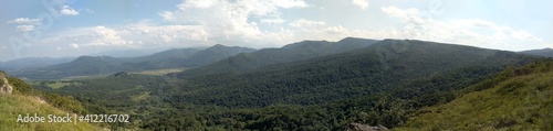 panorama of the mountains