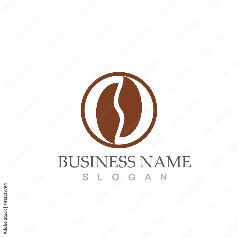coffee bean icon vector coffee bean icon vector