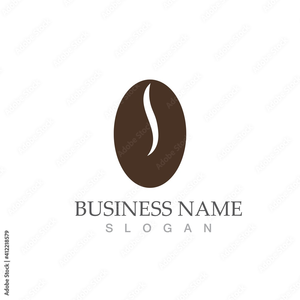 coffee bean icon vector coffee bean icon vector