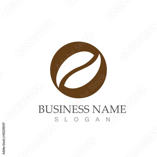 coffee bean icon vector