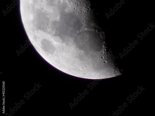 Moon in the night sky