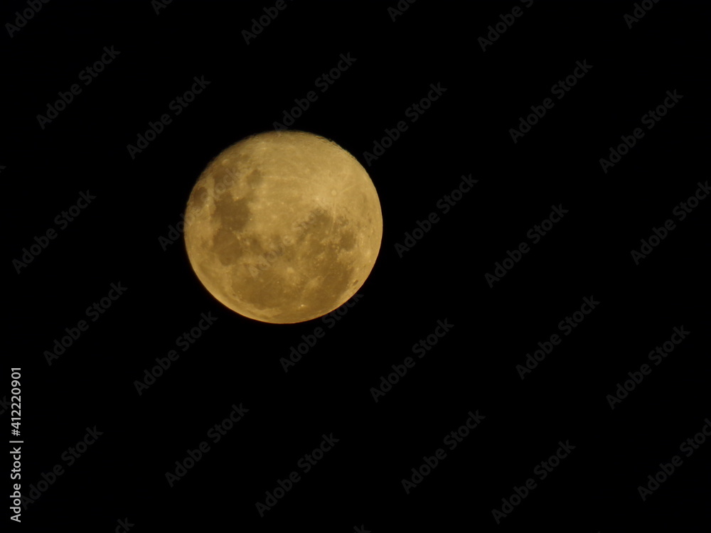 Golden moon.