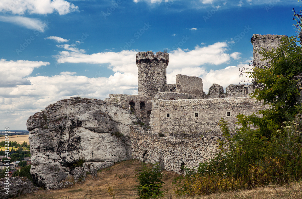 Ogrodzieniec Castle in Poland, Europe