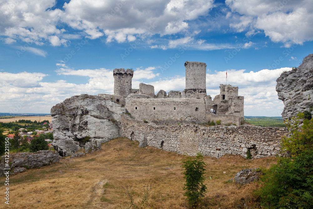 Ogrodzieniec Castle in Poland, Europe