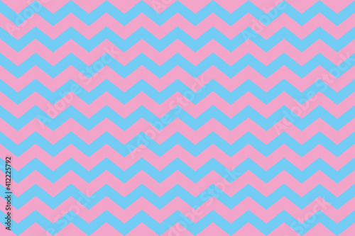 background of blue and pink zig zag stripes