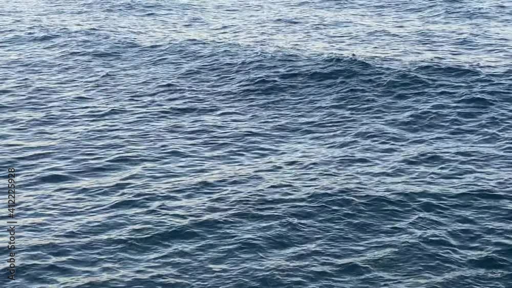 Water moving and waves passing trough in the mediterranean sea in Nerja, Málaga Water moving and waves passing trough in the mediterranean sea in Nerja, Málaga