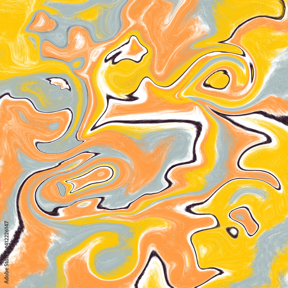 Fluid abstract background. Bright liquid texture in different colors. Fluid abstract background. Bright liquid texture in different colors.