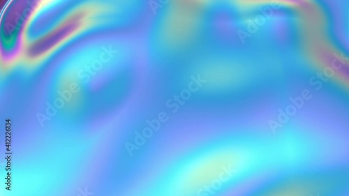 3D abstract animation . Smooth liquid shape. Trendy Colorful Fluid Abstraction Flow. Motion design element. 3D render. Seamless loop.
