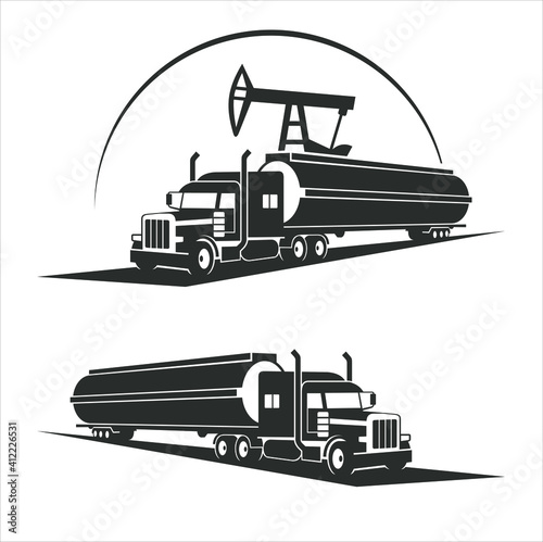 illustration of trailer for oilfield Services.