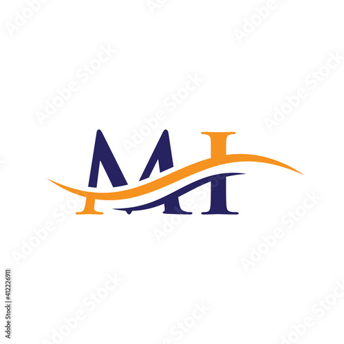 Initial MI letter business logo design vector template with minimal and modern trendy. MI logo design for business and constraction