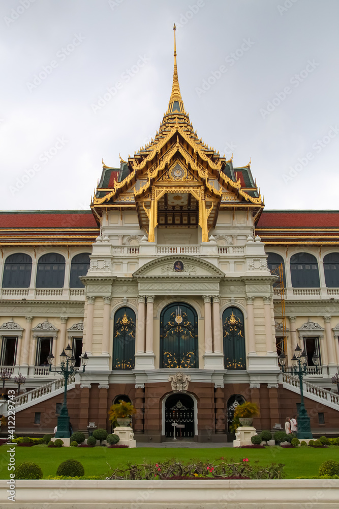 Royal grand palace landmark in bangkok at thailand