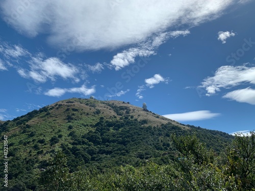 clouds and mountain