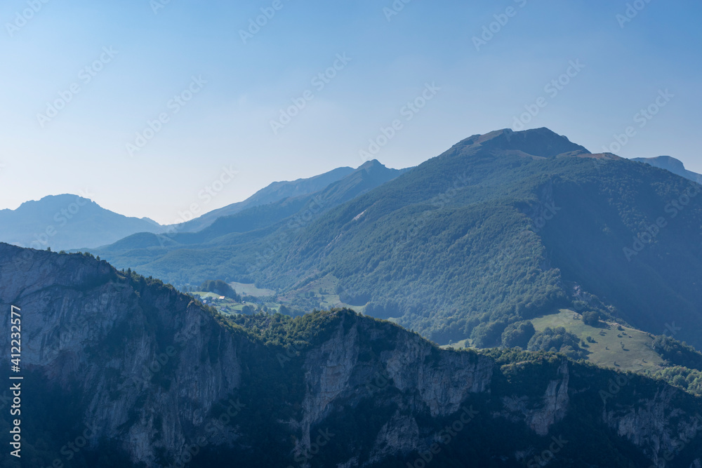 landscape with mountains