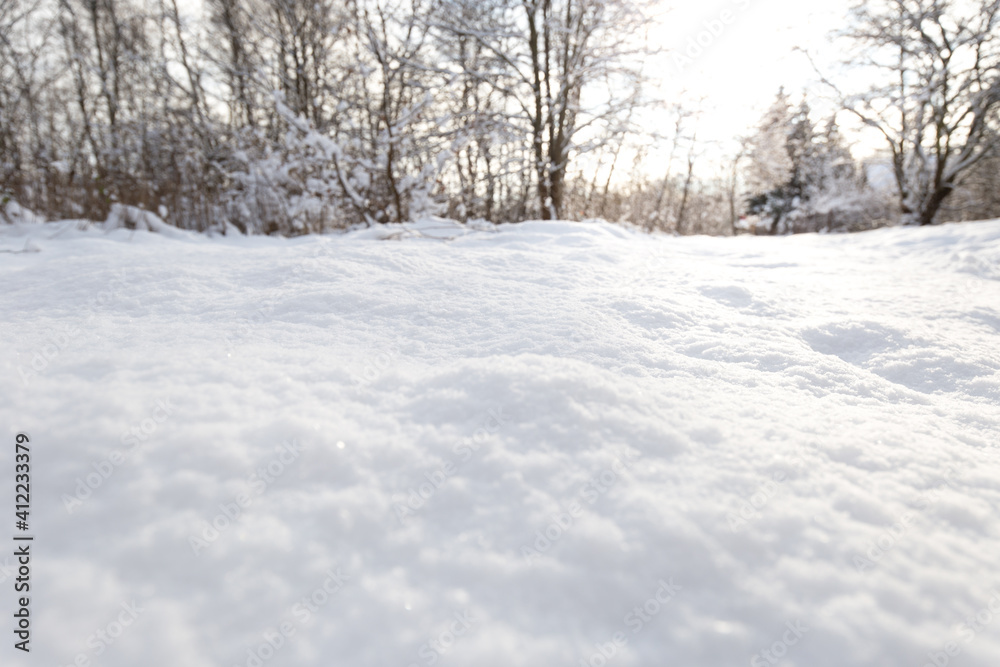 Snow texture. Winter background of snow and frost with free space for your decoration Snow texture. Winter background of snow and frost with free space for your decoration