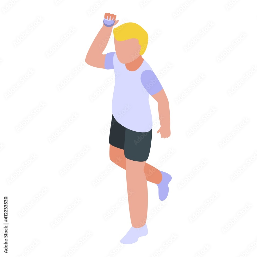 Outdoor playing cricket icon. Isometric of outdoor playing cricket vector icon for web design isolated on white background Outdoor playing cricket icon. Isometric of outdoor playing cricket vector icon for web design isolated on white background