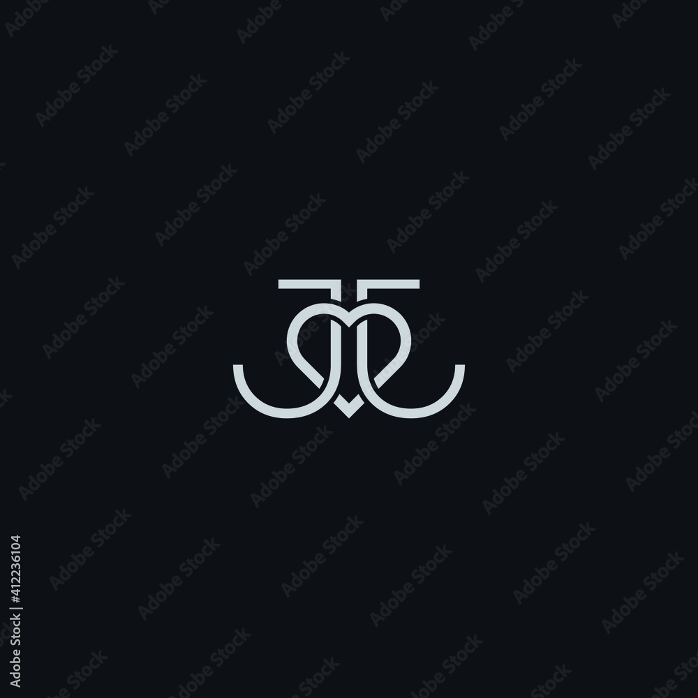 letter J or JJ combination love logo vector illustration Stock Vector |  Adobe Stock