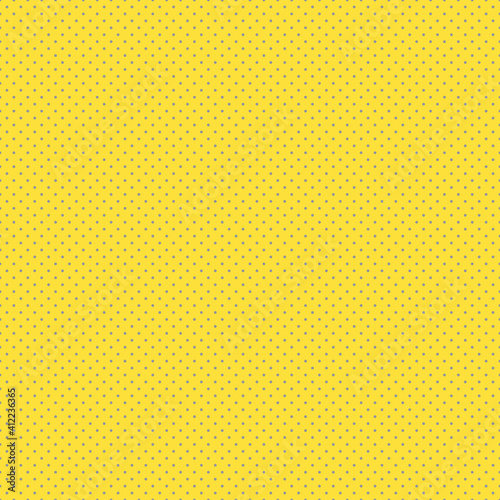 Swiss Dot Pattern in Ultimate Gray and Illuminating, Small Dots Design in Grey and Yellow Background