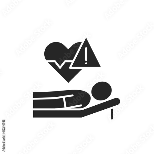 Health threat line color icon. Sign for web page, mobile app