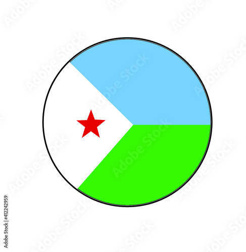 Djibouti vector flag circle icon for African concepts and themes. Free Download Djibouti vector flag circle icon for African concepts and themes. - GFXLoad