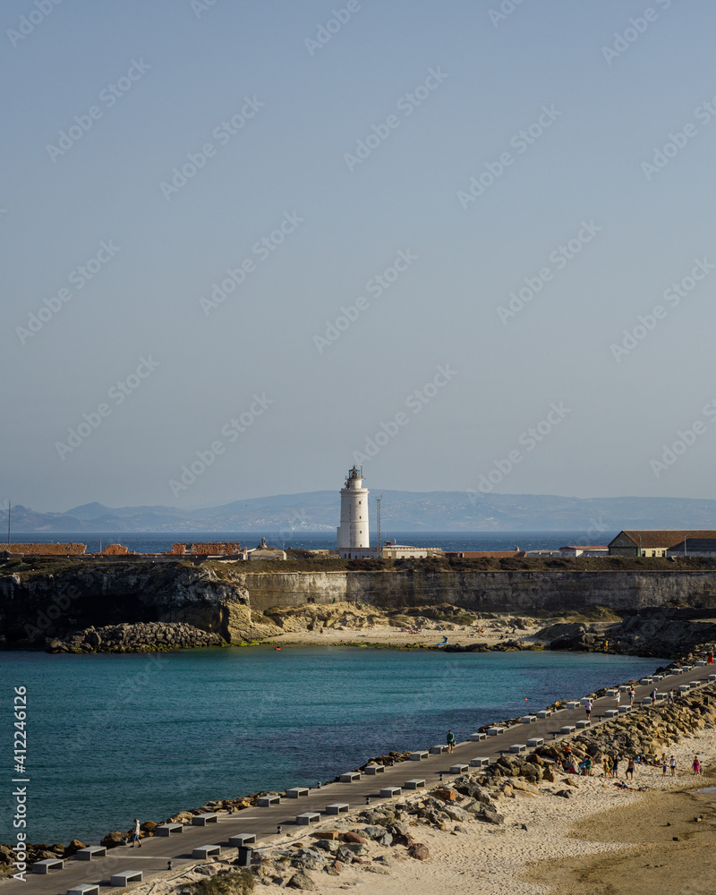 lighthouse in tarifa spain