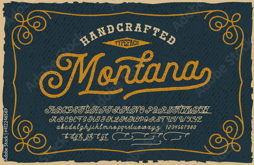 vintage; old fashioned; script; font; type; typeface; alphabet; handcrafted; grunge; rough; logo; badge; retro; calligraphy; lettering; scrolls; handwritten; display; shirt design; apparel; cursive; c