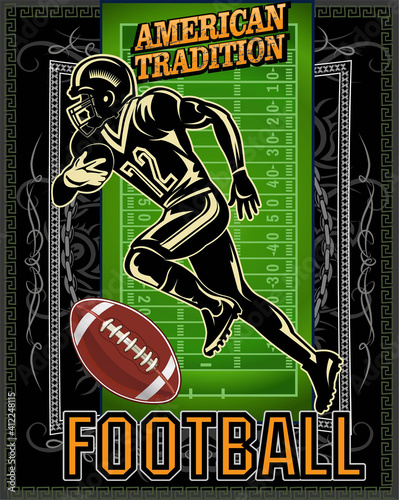 American football player